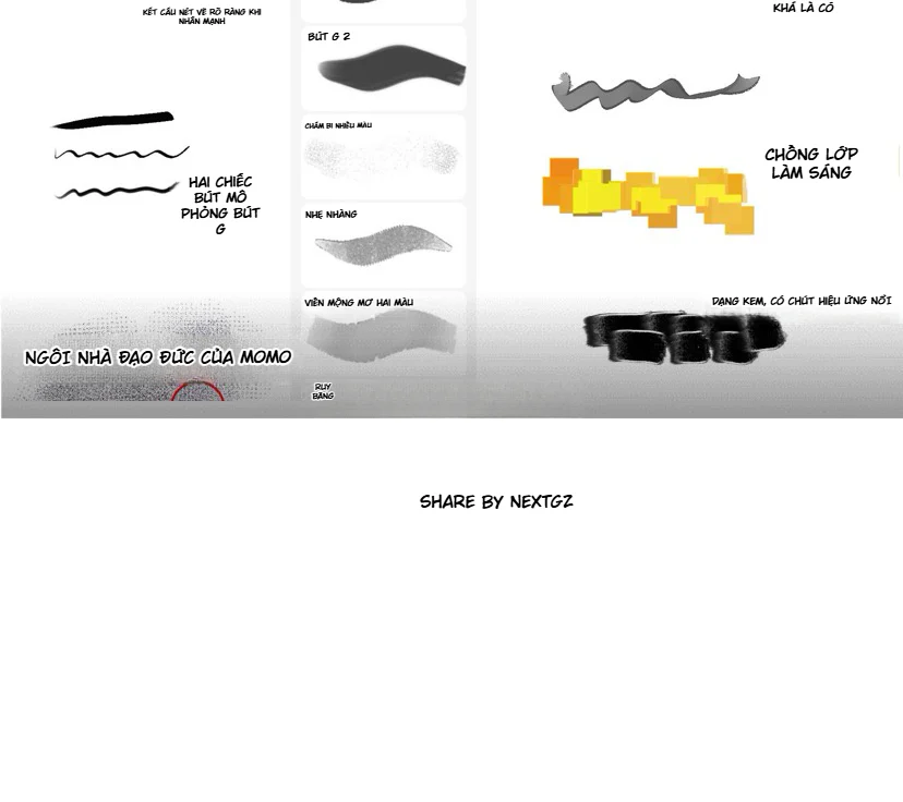 Share Free Bộ 11 Brush 画世界Pro Cho Digital Art | NextGZ