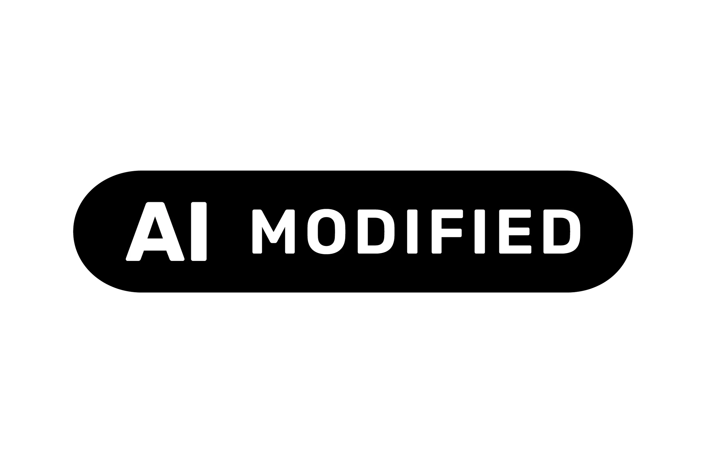 Icon AI Modified của Liên minh châu Âu dành cho nội dung do con người tạo và được AI chỉnh sửa một phần