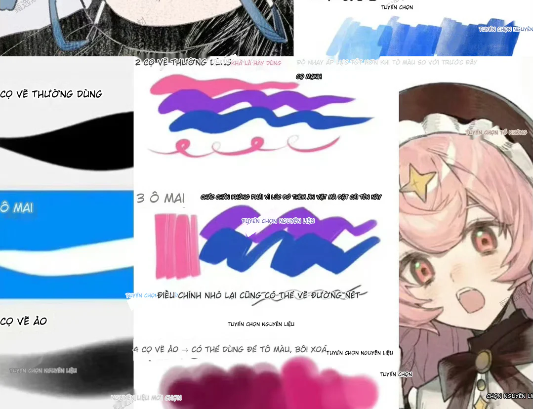 Bộ Bút Vẽ ORZ Lineart Collection 36 Brushes - Procreate
