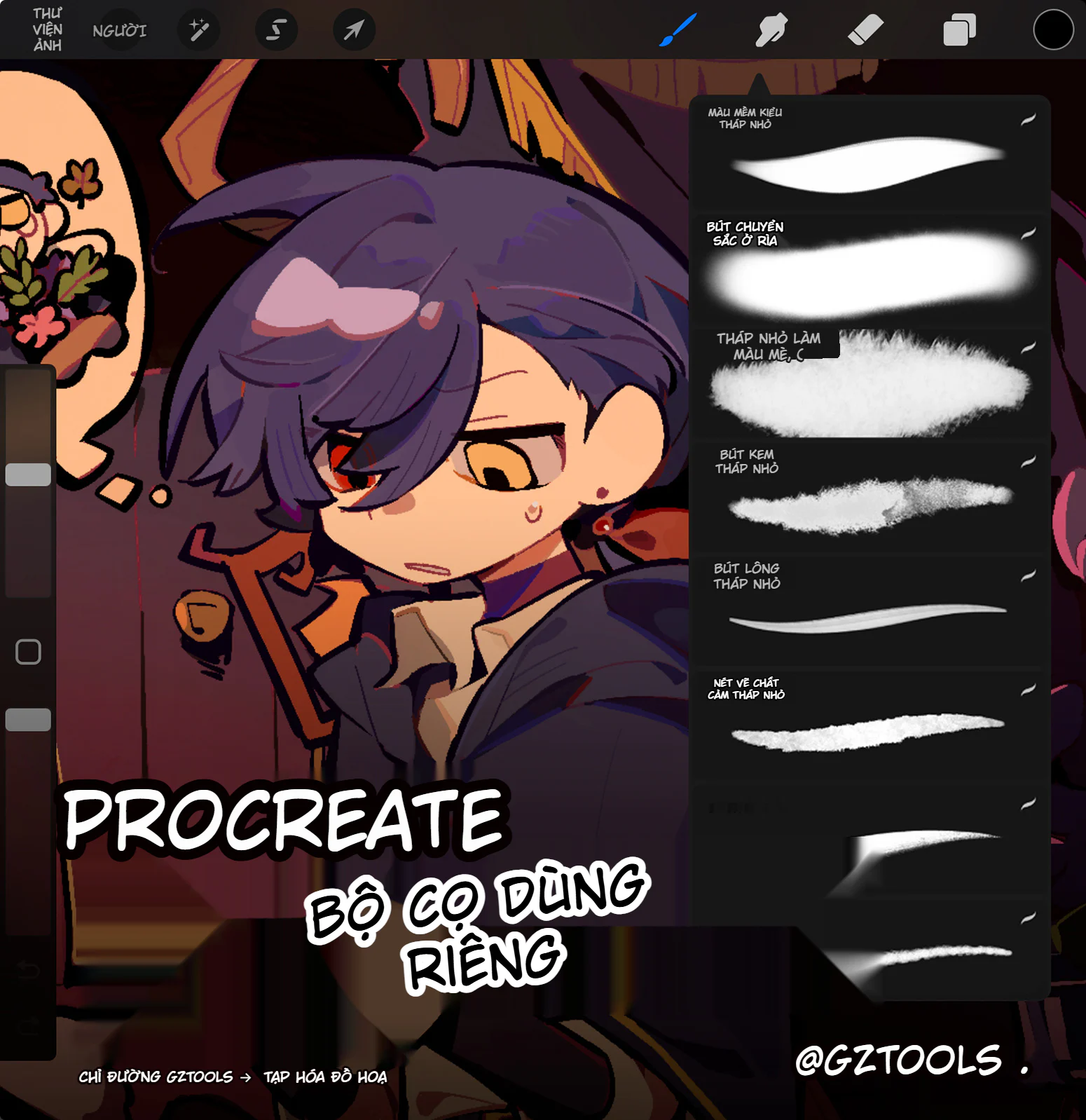 Bộ Cọ Đi Nét Talise - Procreate Professional Lineart Brush Set